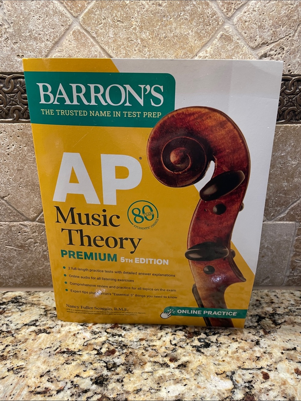 Barron's AP Music Theory Premium 5th Edition — Yellow Cover Test Prep
